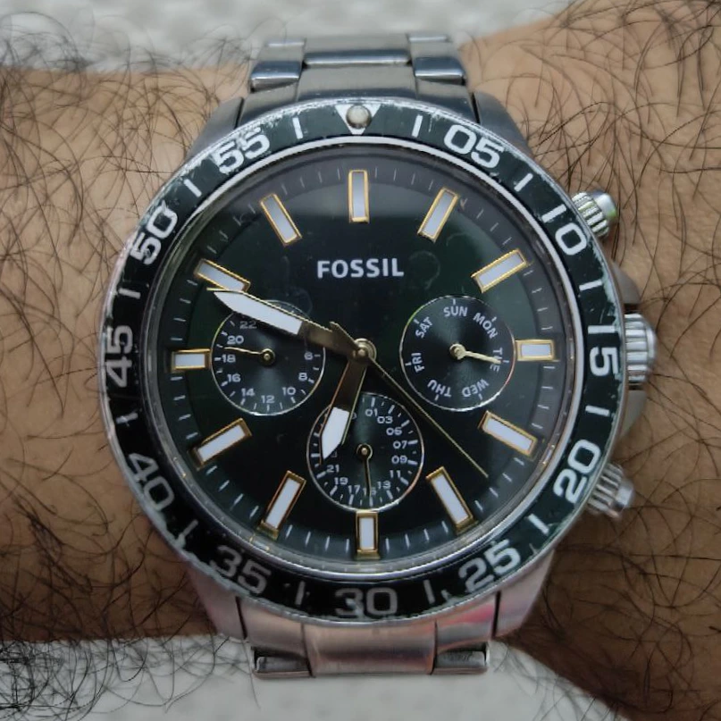 Fossil Bannon Chronograph (Green Dial)